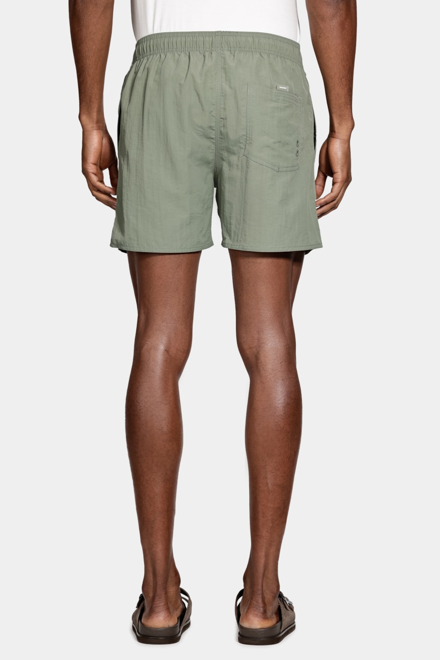 Shorts de Elástico Básico Color Verde Claro — foto 6 de 10