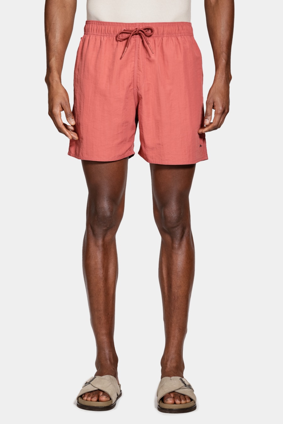 Shorts de Elástico Básico Color Vermelho — foto 1 de 8