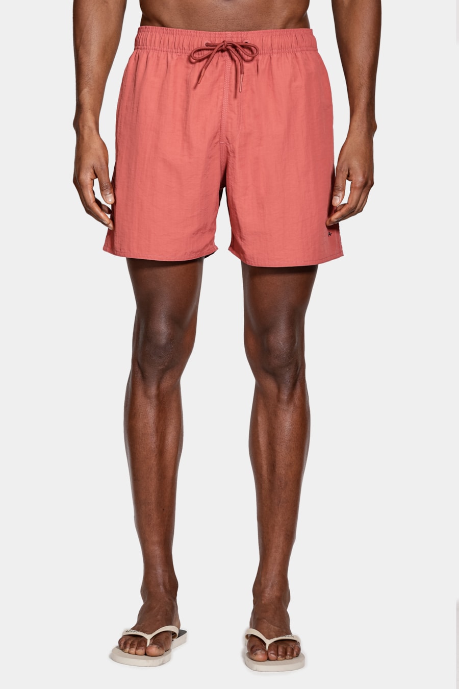 Shorts de Elástico Básico Color Vermelho — foto 6 de 8