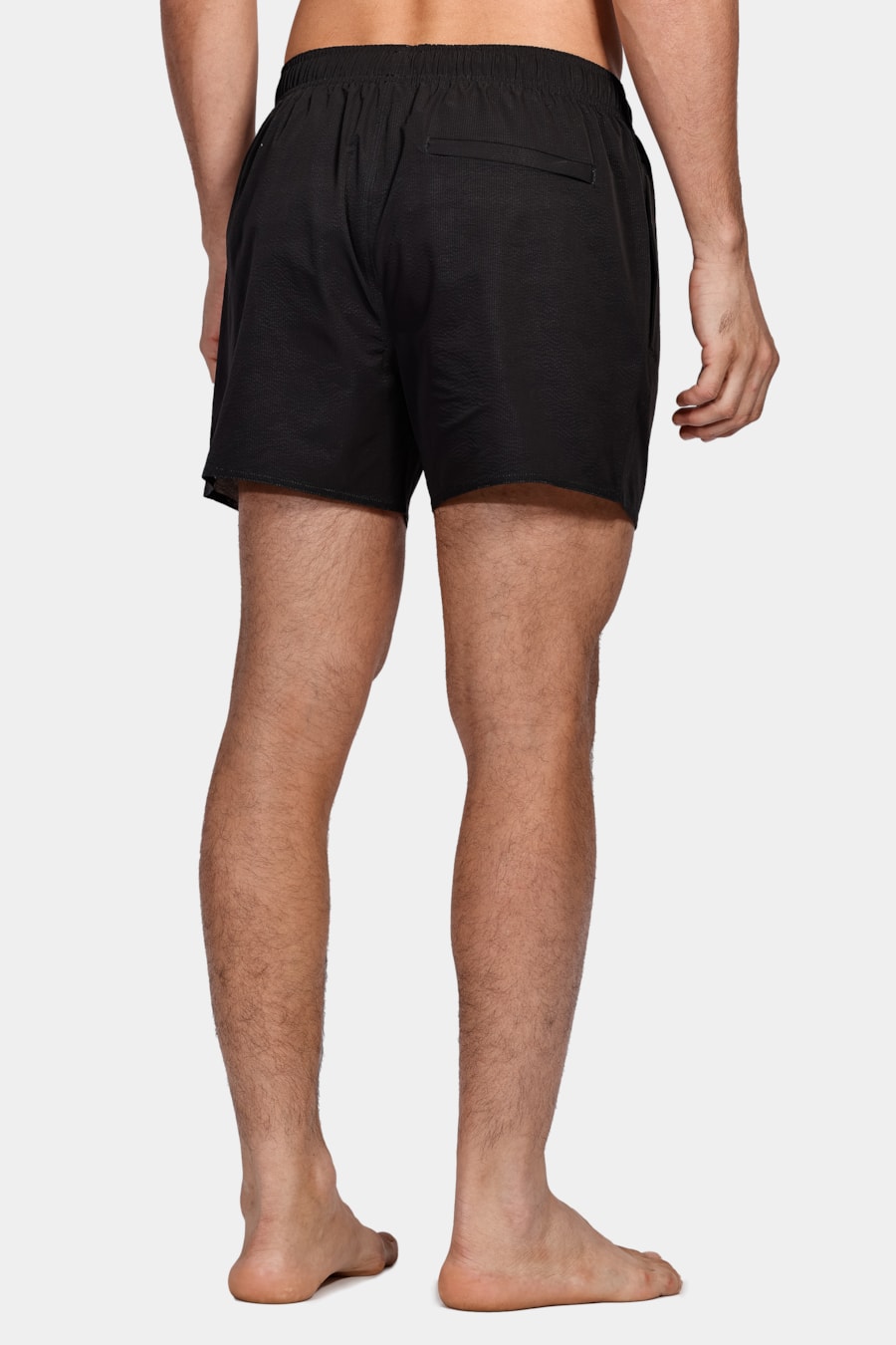 Shorts de Elástico Liso Maquinetado Preto — foto 8 de 10