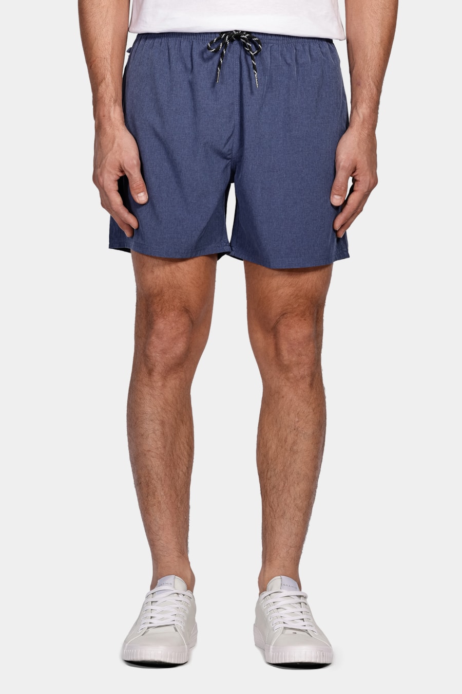 Shorts de Elástico Mescla Color Índigo — foto 1 de 9