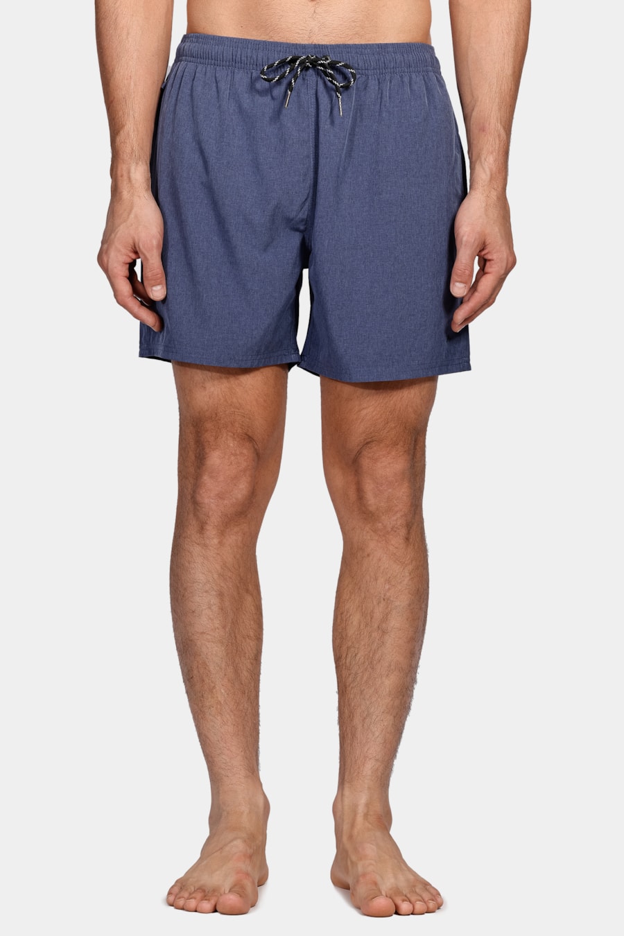 Shorts de Elástico Mescla Color Índigo — foto 6 de 9