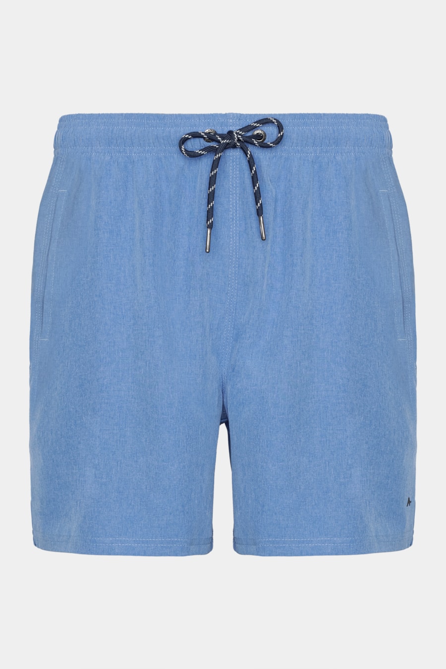 Shorts de Elástico Mescla Color Índigo — foto 9 de 9