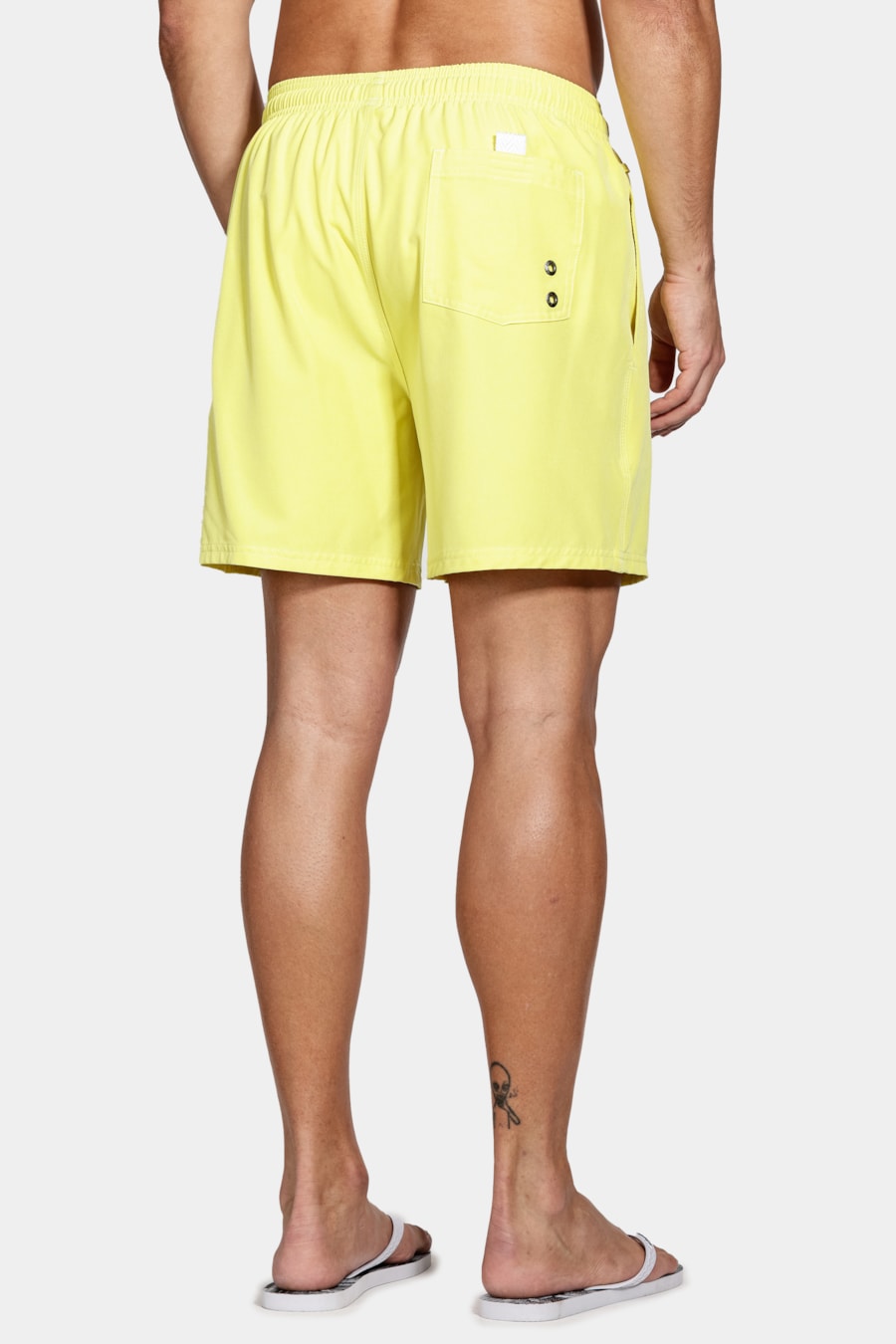 Shorts de Elástico Mescla Color Lima — foto 8 de 9