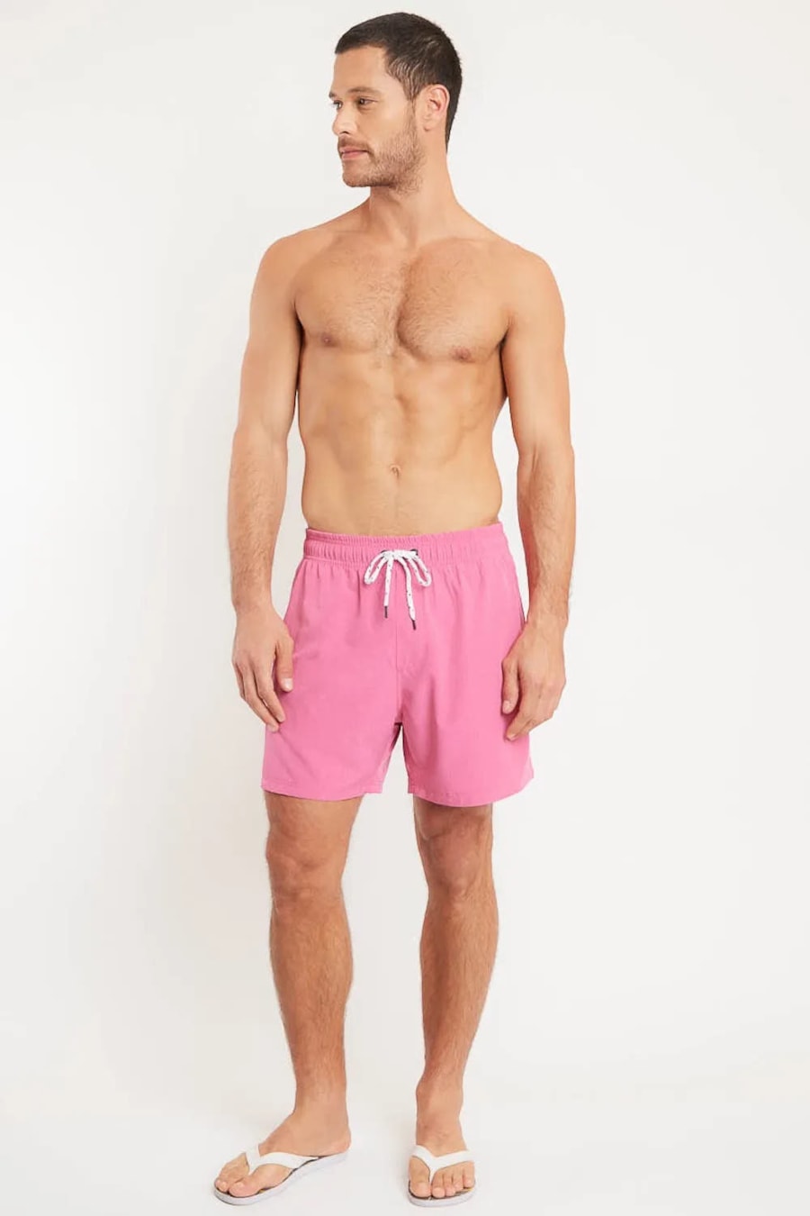 Shorts de Elástico Mescla Color Rosa — foto 7 de 9