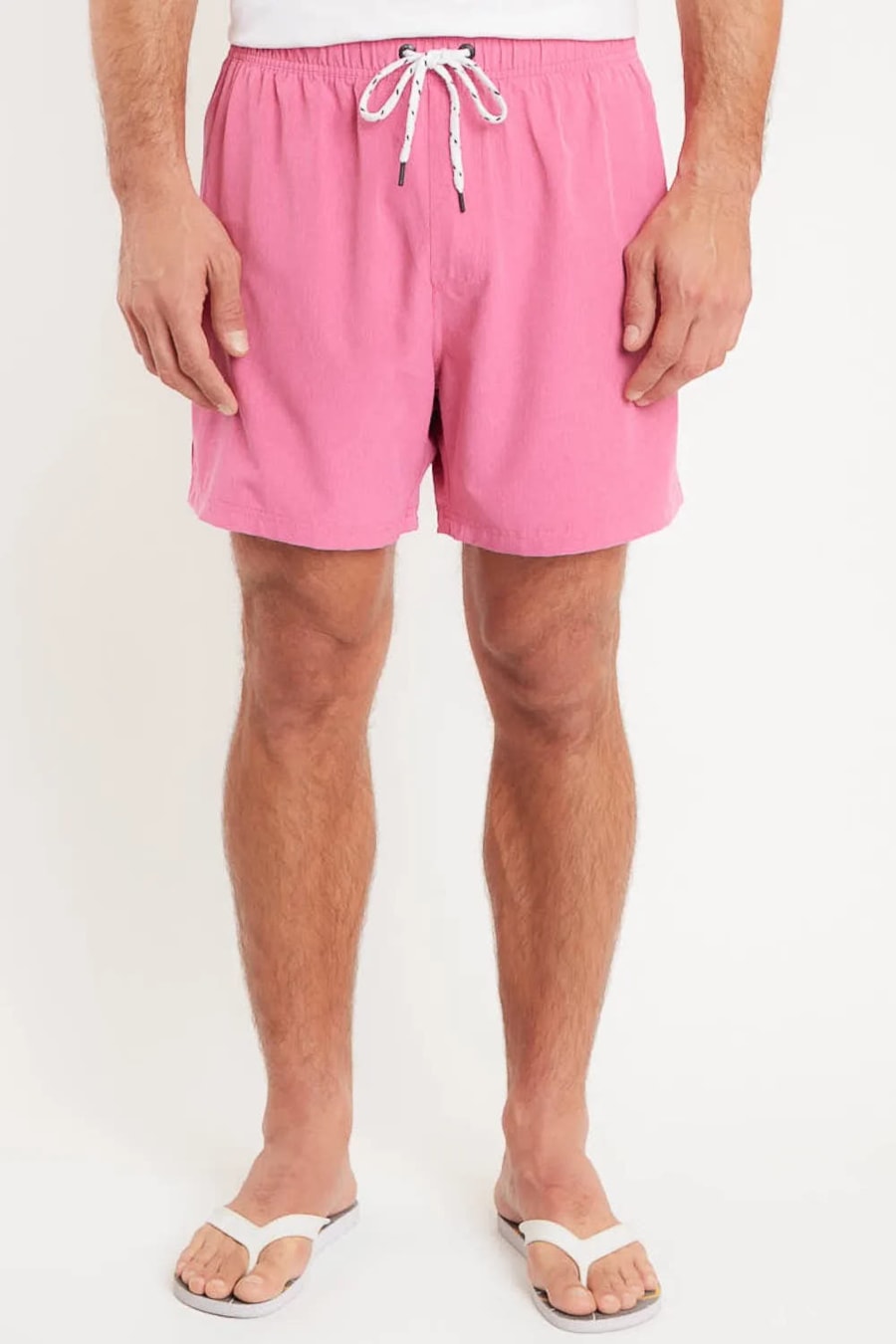 Shorts de Elástico Mescla Color Rosa — foto 1 de 9