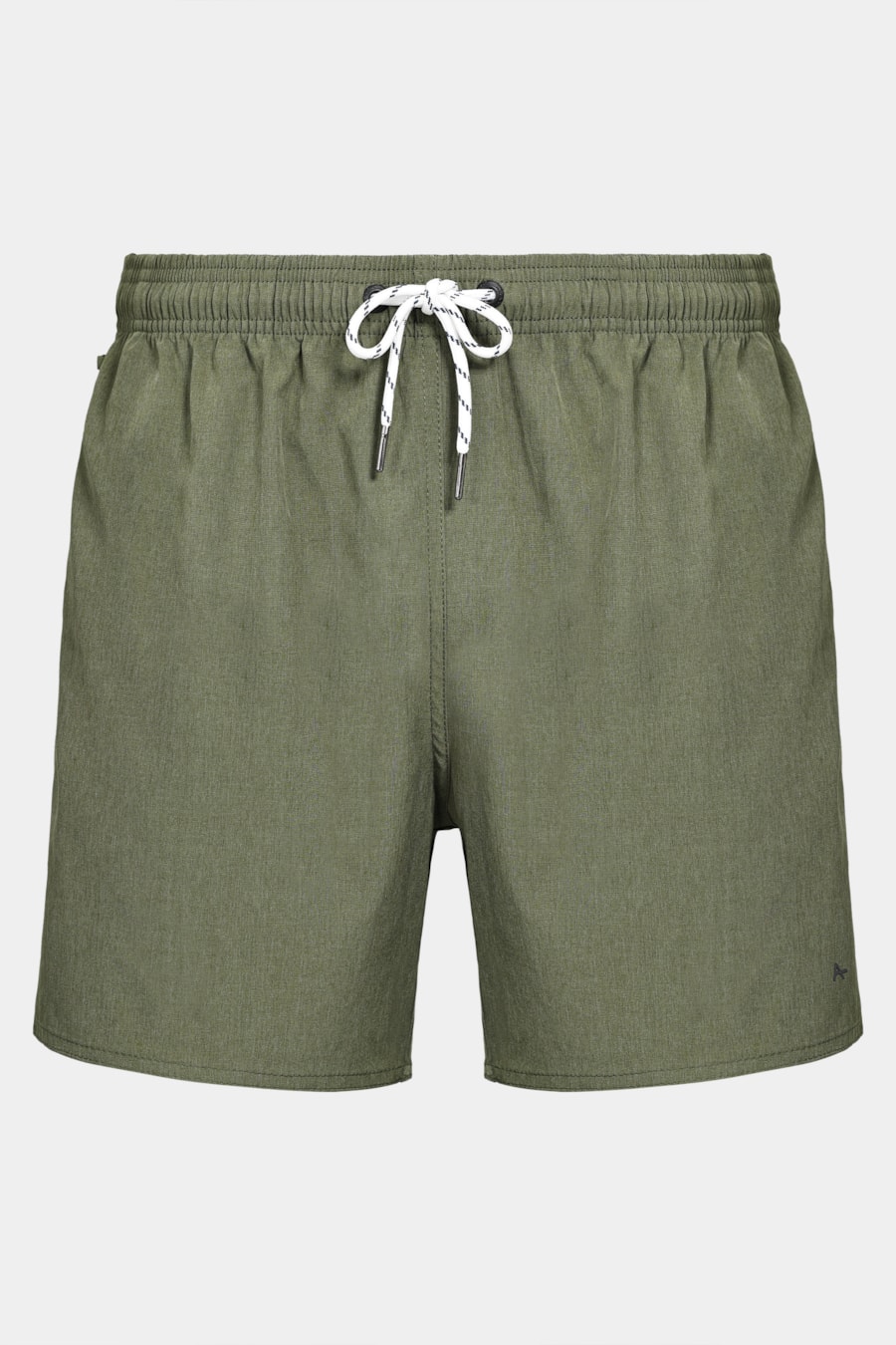 Shorts de Elástico Mescla Color Verde Militar — foto 7 de 7