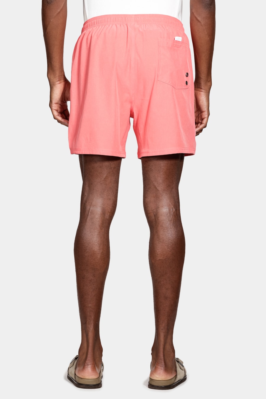 Shorts de Elástico Mescla Color Vermelho — foto 5 de 9