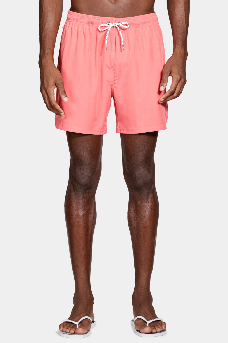 Shorts de Elástico Mescla Color Vermelho — foto 6 de 9