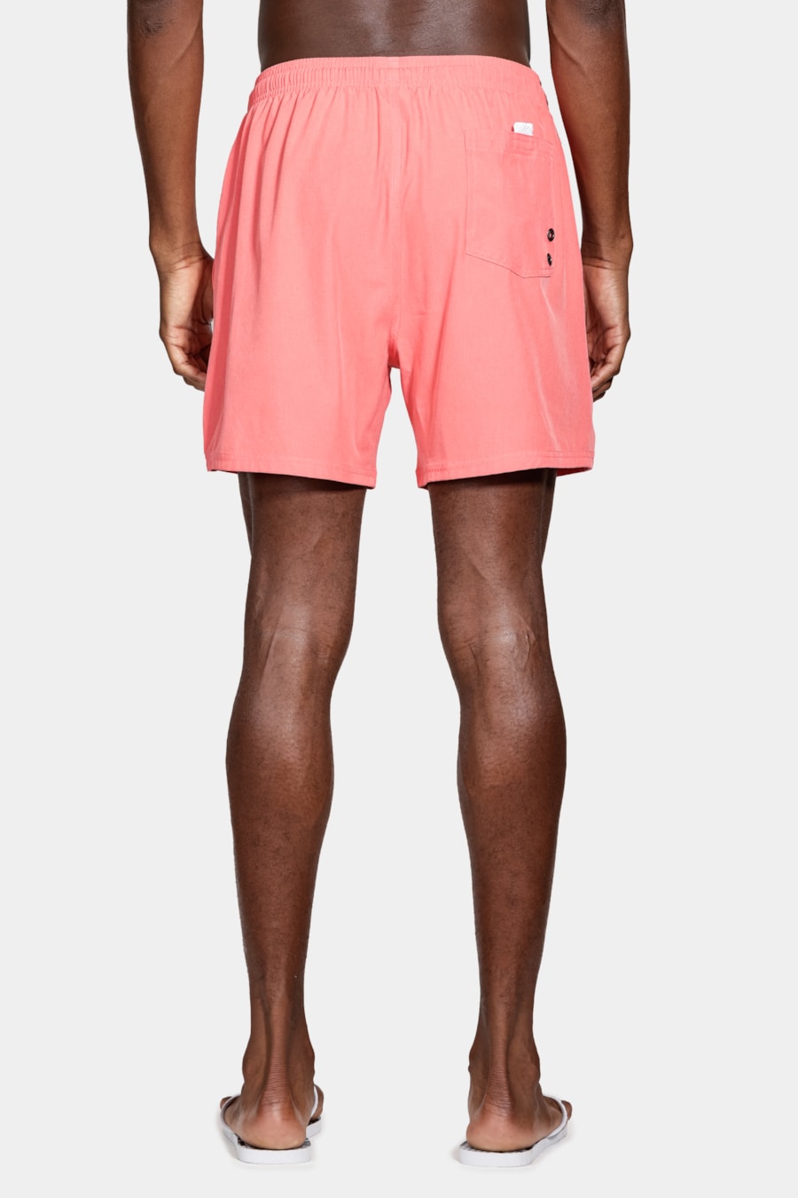 Shorts de Elástico Mescla Color Vermelho — foto 8 de 9