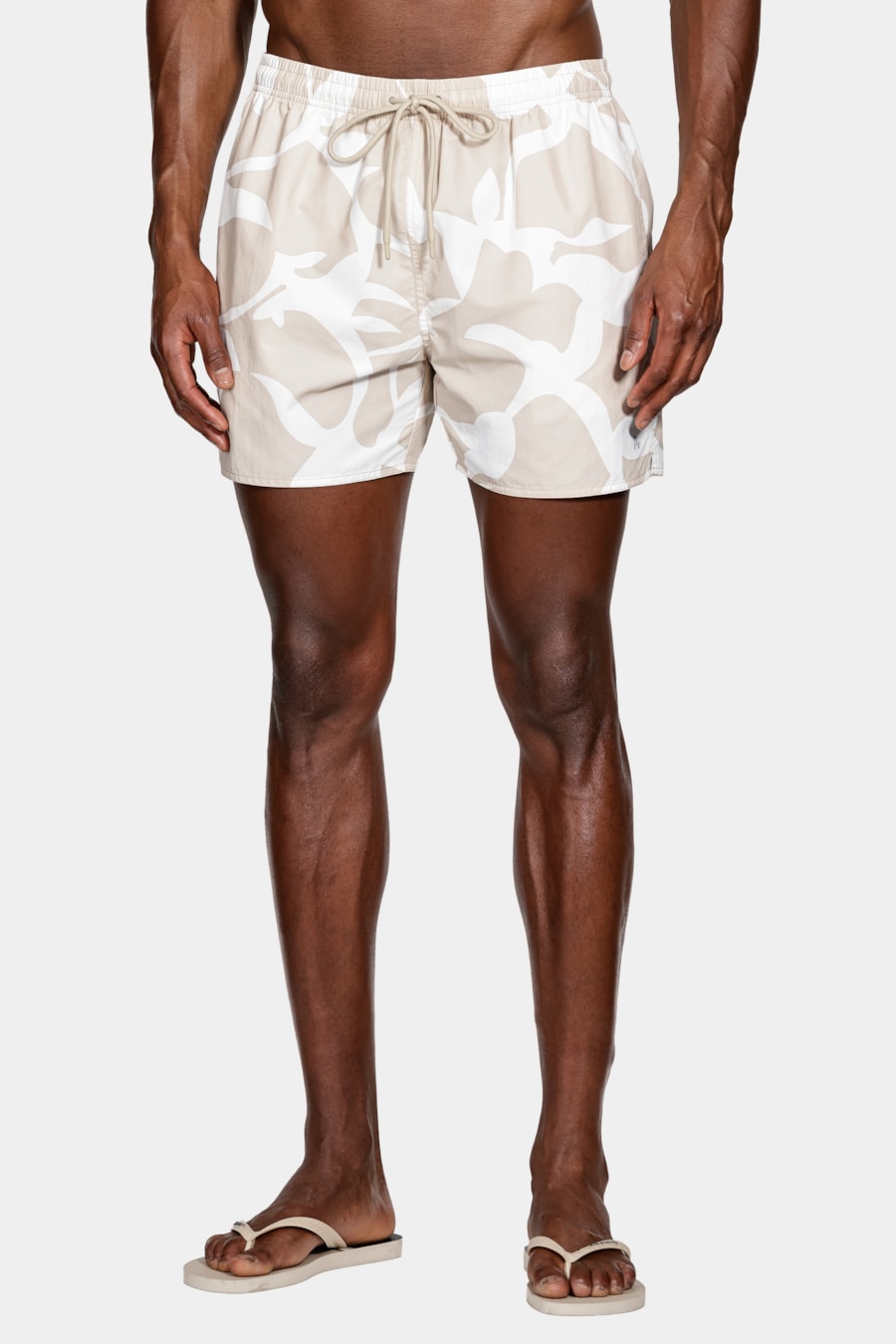 Shorts de Elastico Rib Stop Estampado Caqui — foto 6 de 9