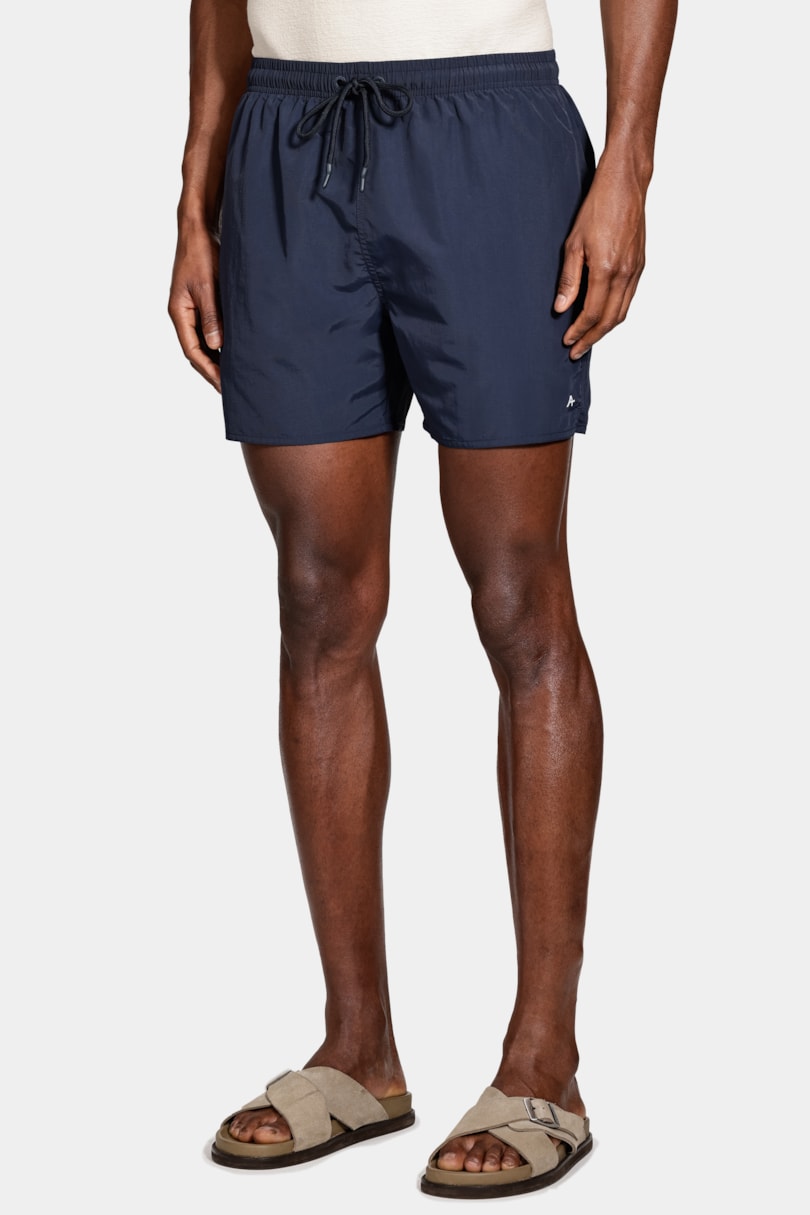 Shorts de Elástico Stop Básico Marinho