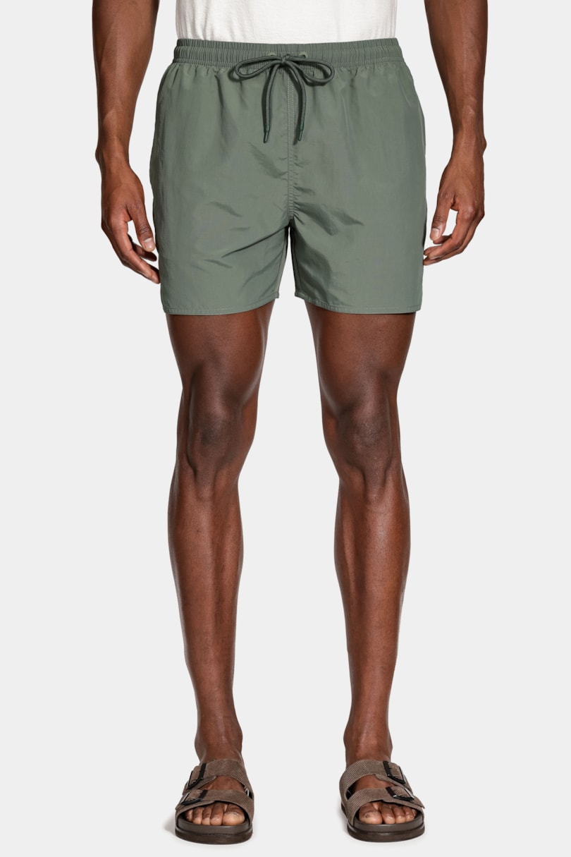 Shorts de Elástico Stop Básico Verde