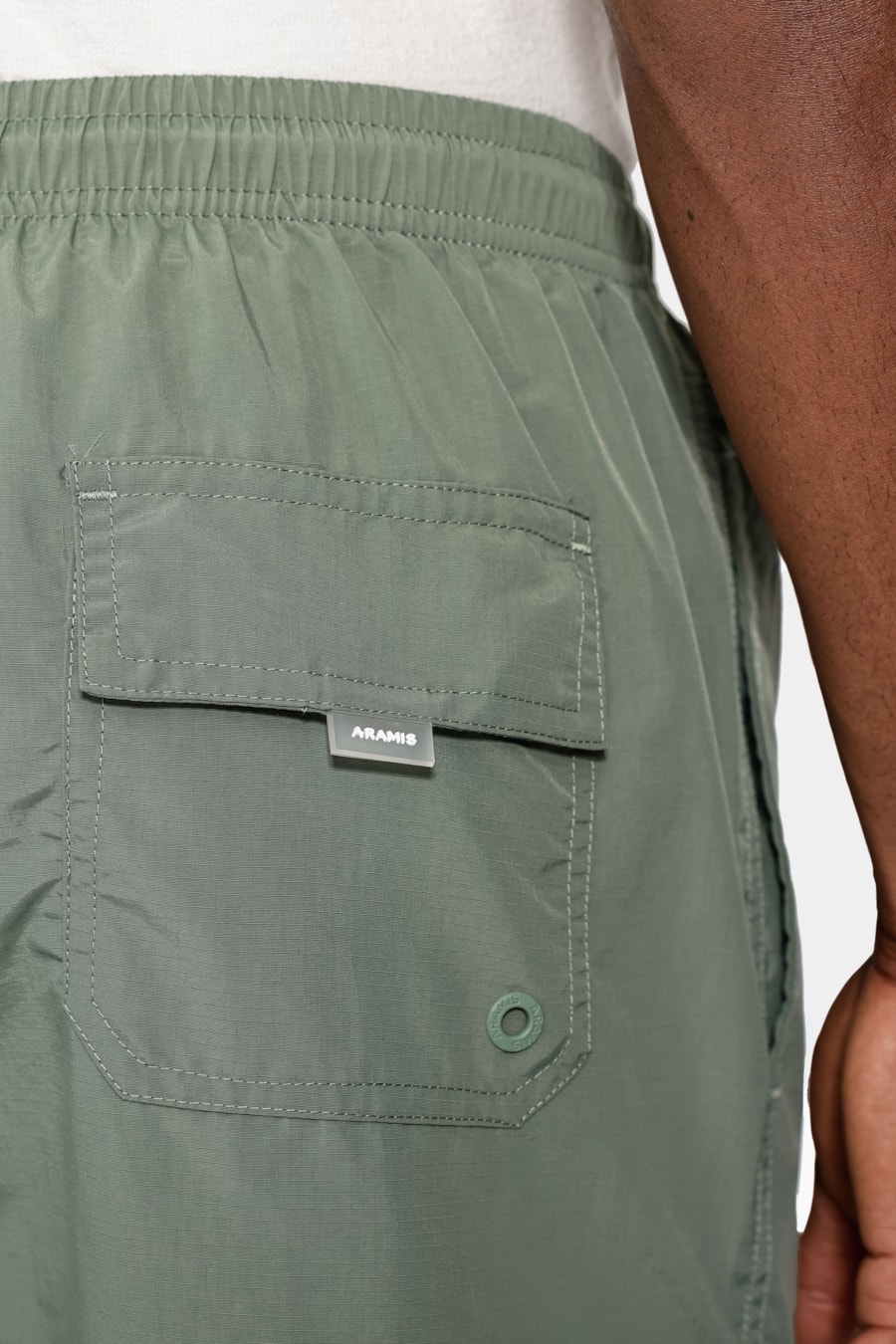 Shorts de Elástico Stop Básico Verde — foto 4 de 9
