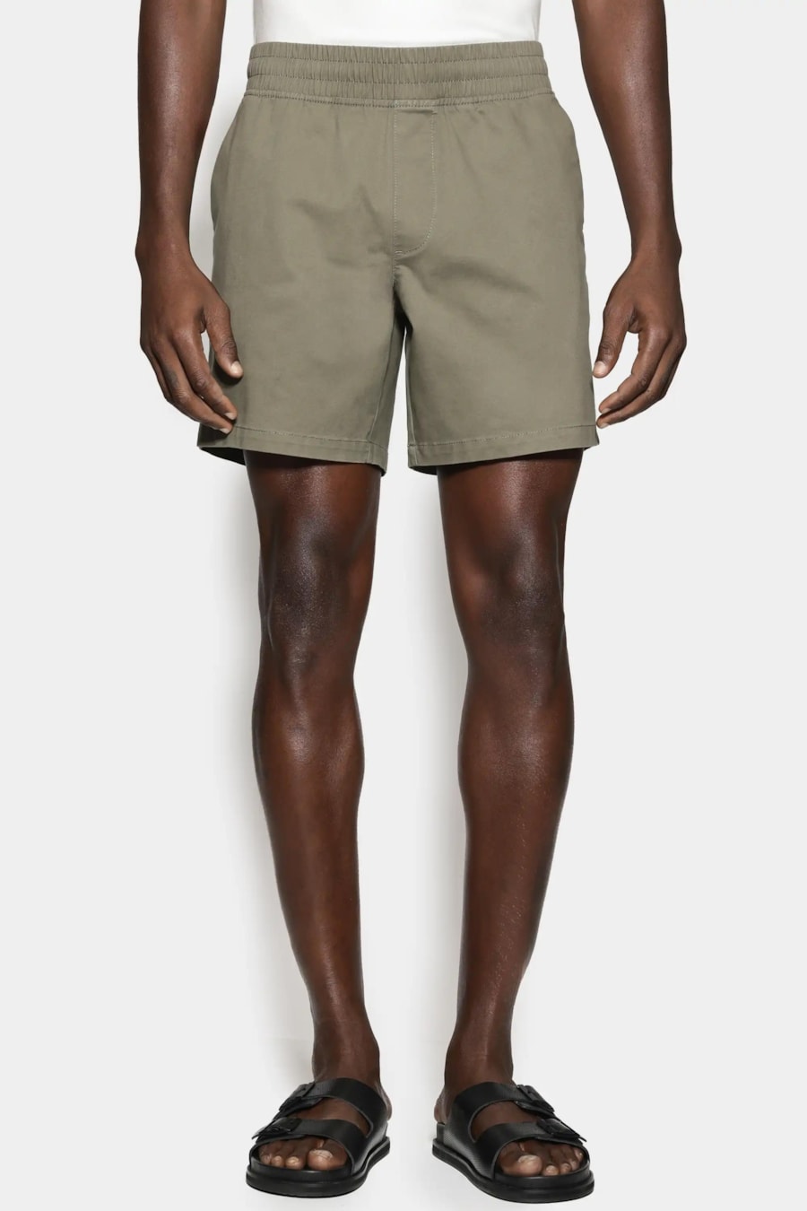 Shorts Elástico Color Sarjado Militar 117 — foto 1 de 6