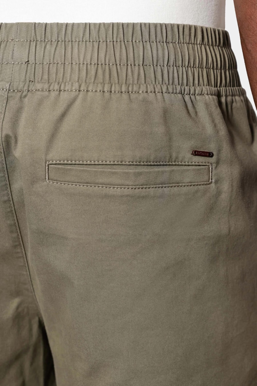 Shorts Elástico Color Sarjado Militar 117 — foto 4 de 6