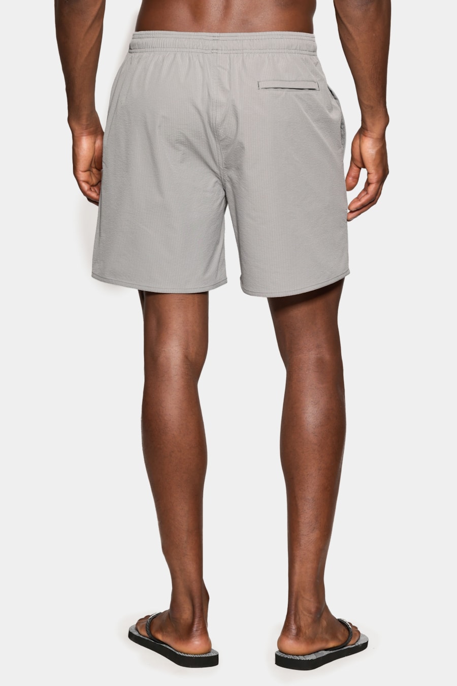 Shorts Elastico Maquinetado Ribana Chumbo — foto 8 de 9