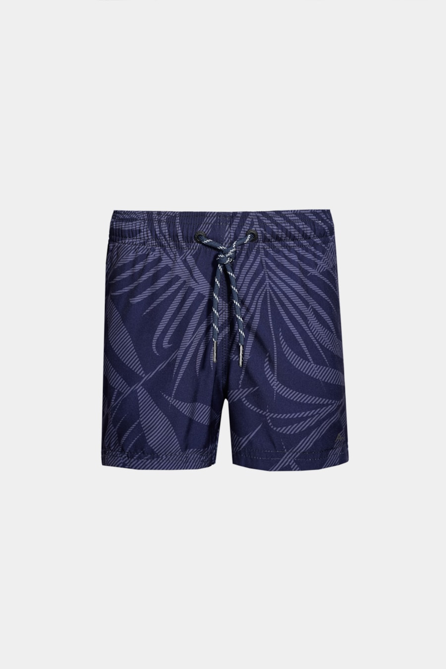Shorts Infantil Full Estampa Folhagem Marinho — foto 3 de 4