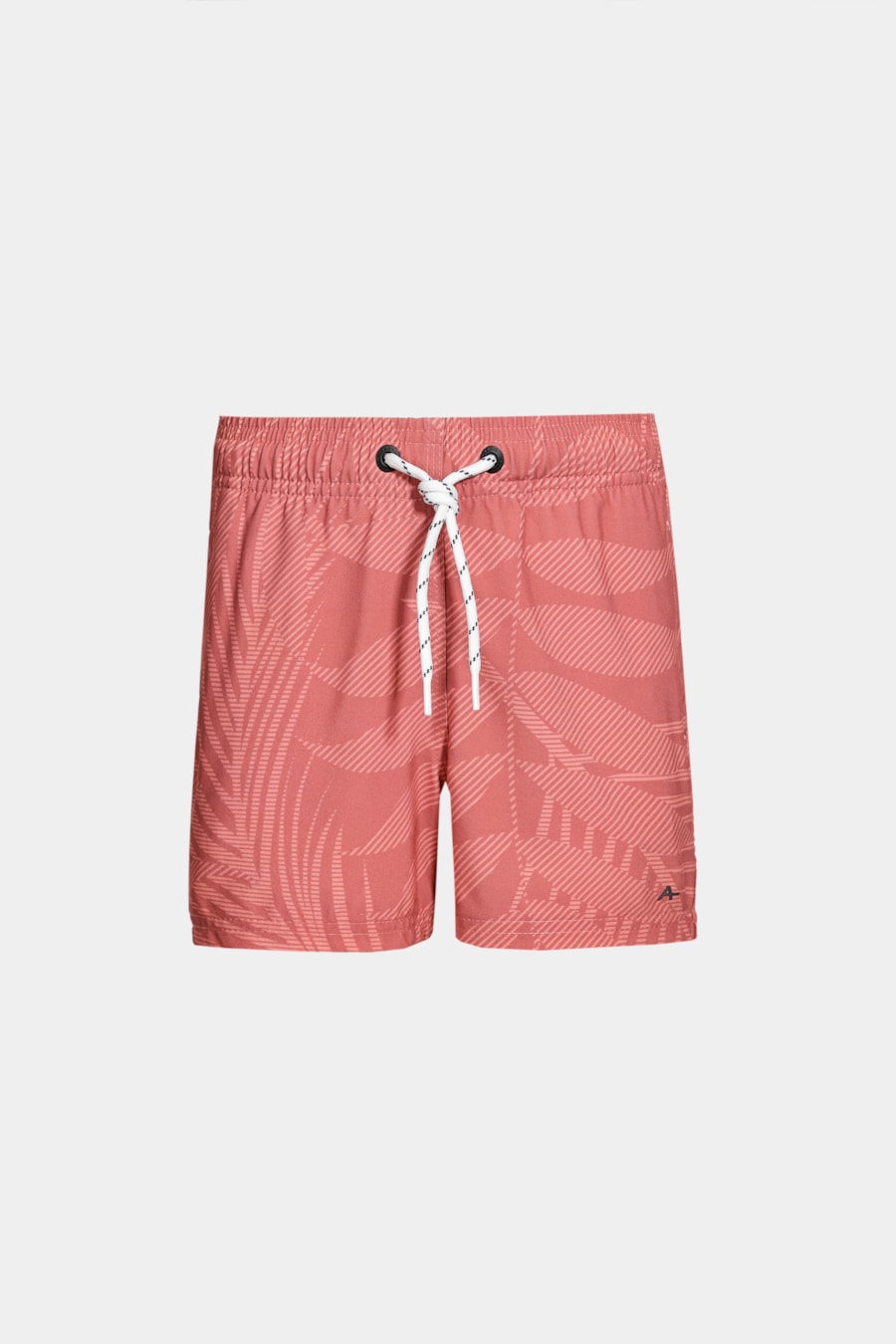 Shorts Infantil Full Estampa Folhagem Telha — foto 3 de 4