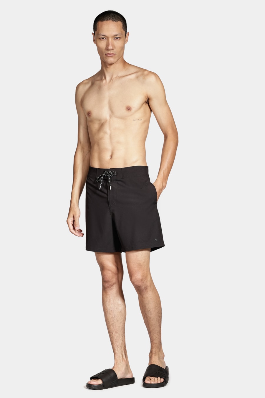 Shorts Praia Clássico Boardshort Preto — foto 7 de 8