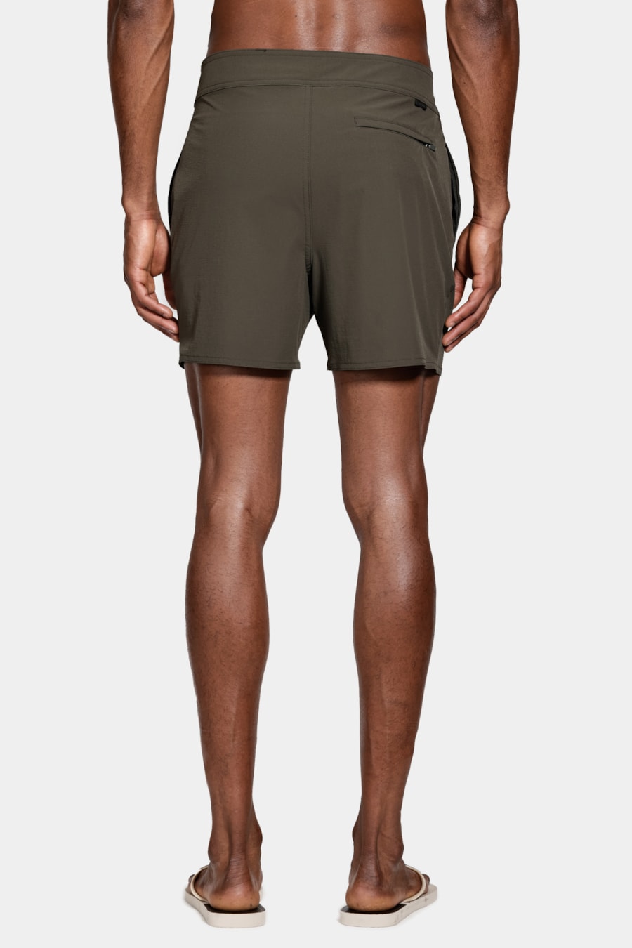Shorts Praia Clássico Boardshort Verde Militar — foto 10 de 12