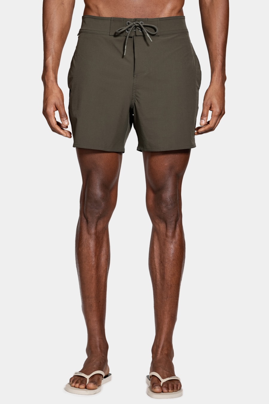 Shorts Praia Clássico Boardshort Verde Militar — foto 11 de 12