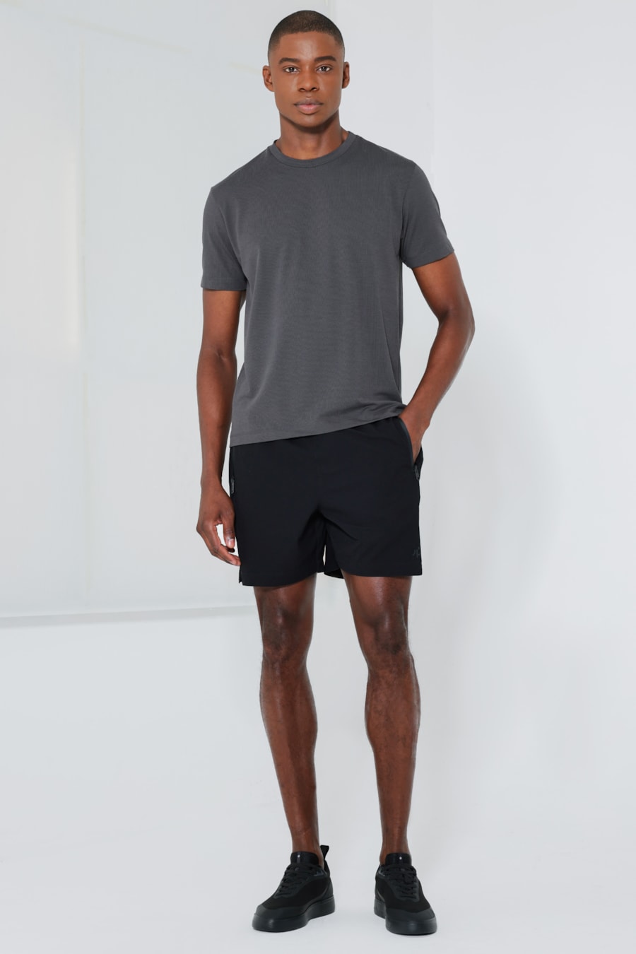 Shorts Ribflex Preto — foto 2 de 6
