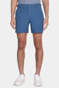 Shorts Tecnológico Com Fivela Azul Indigo