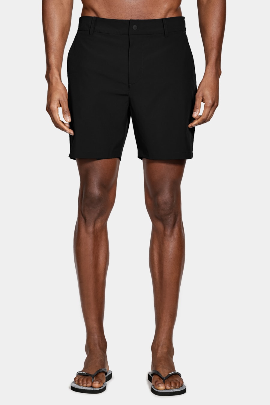 Shorts Tecnológico Com Fivela Preto — foto 6 de 8