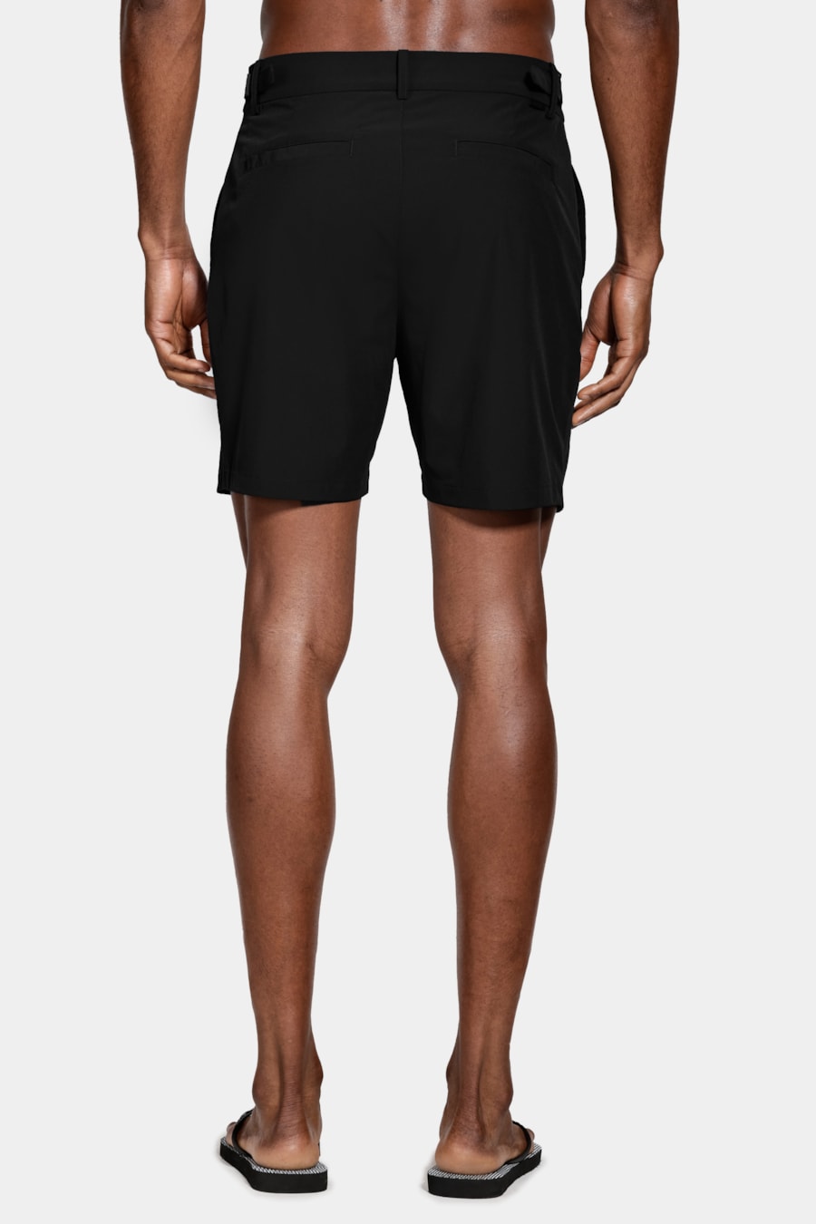 Shorts Tecnológico Com Fivela Preto — foto 8 de 8