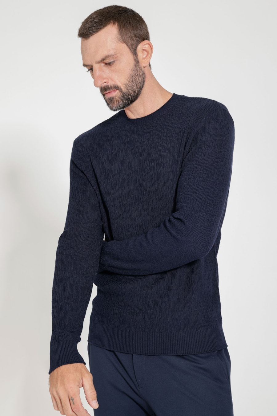 Suéter de Tricot Grafiatto Missão Impossível Marinho — foto 1 de 6