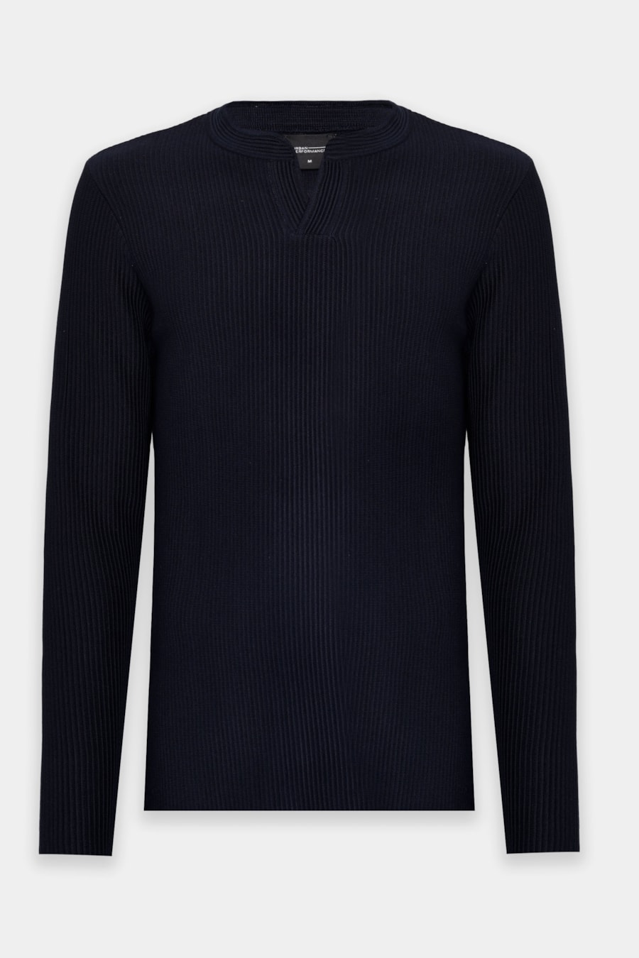 Suéter de Tricot Henley Marinho Escuro — foto 6 de 7