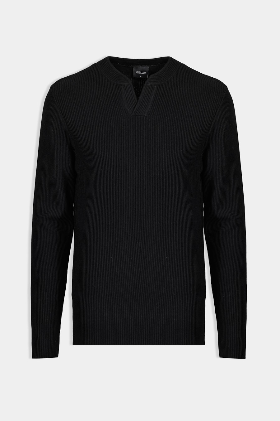 Suéter de Tricot Henley Preto — foto 6 de 7