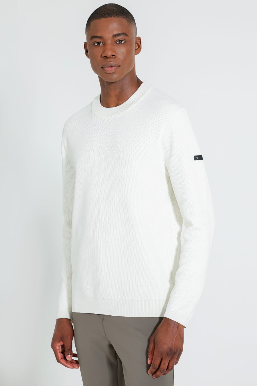 Suéter de Tricot Jacquard Off White — foto 1 de 5