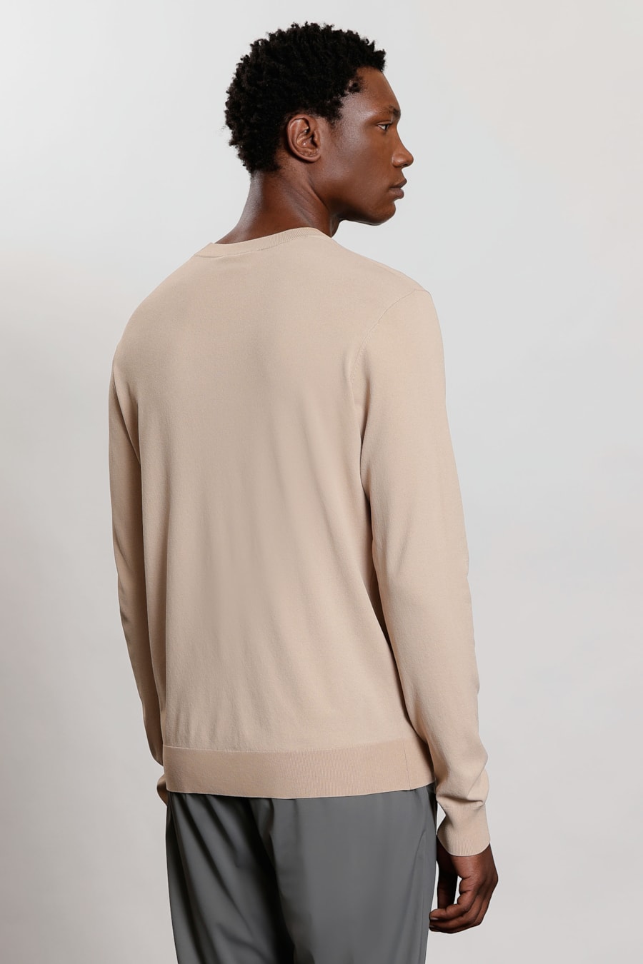 Suéter Manga Longa Tricot Rayon Sense Camel — foto 4 de 6