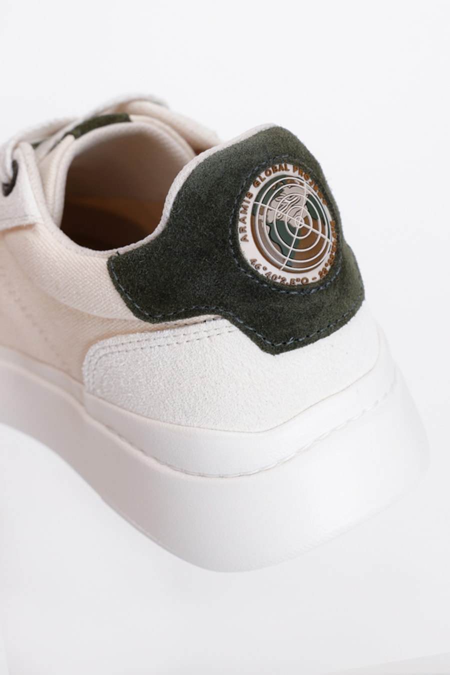 Tenis Aramis Journey Global Project (Pa) Off White Com Verde — foto 5 de 6