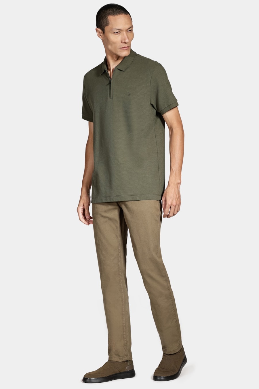 Tênis Aramis Journey Vein Knit Verde Militar Com Preto — foto 2 de 6
