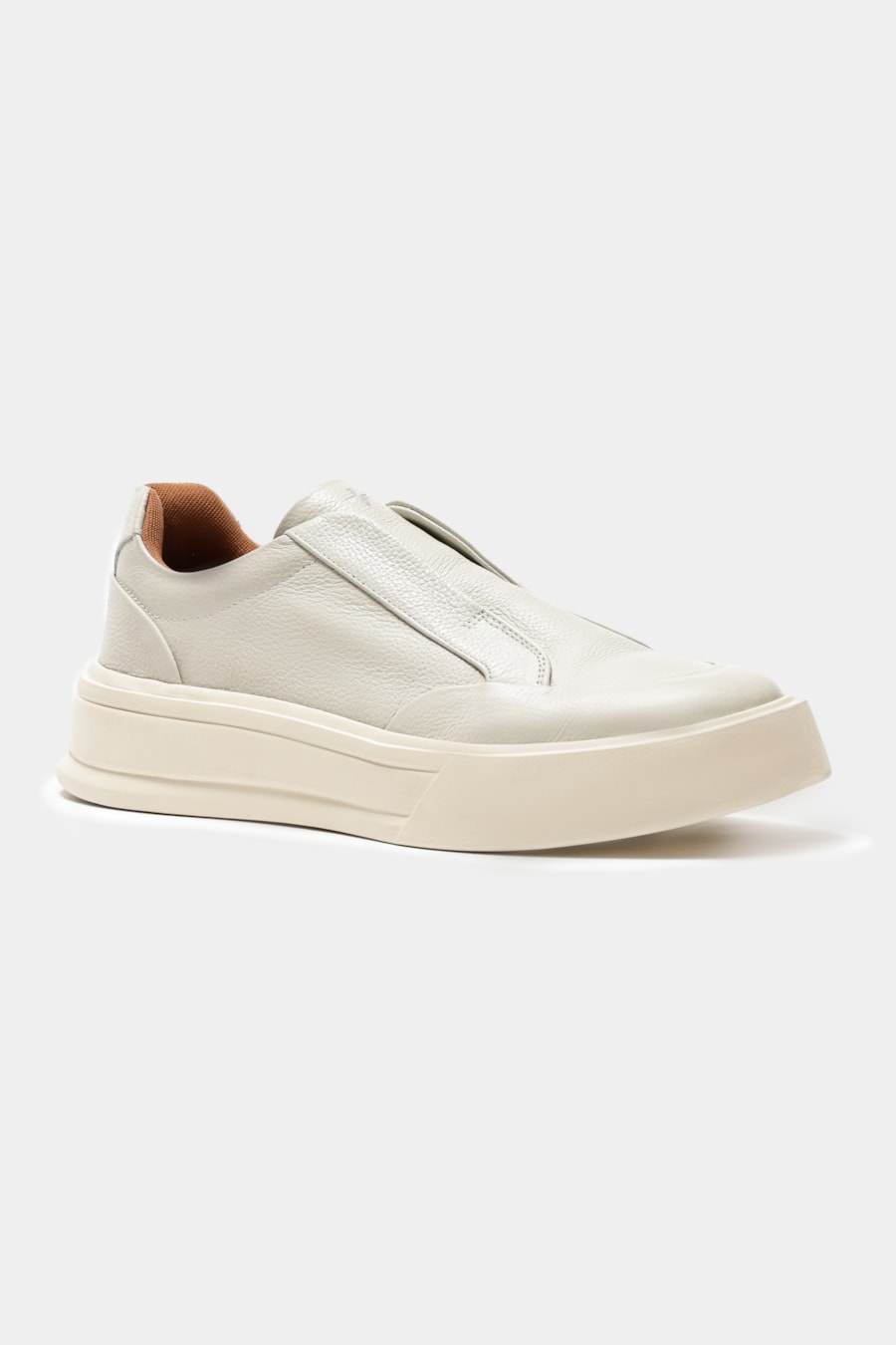 Tênis Couro Comfort Tech Off White — foto 4 de 7