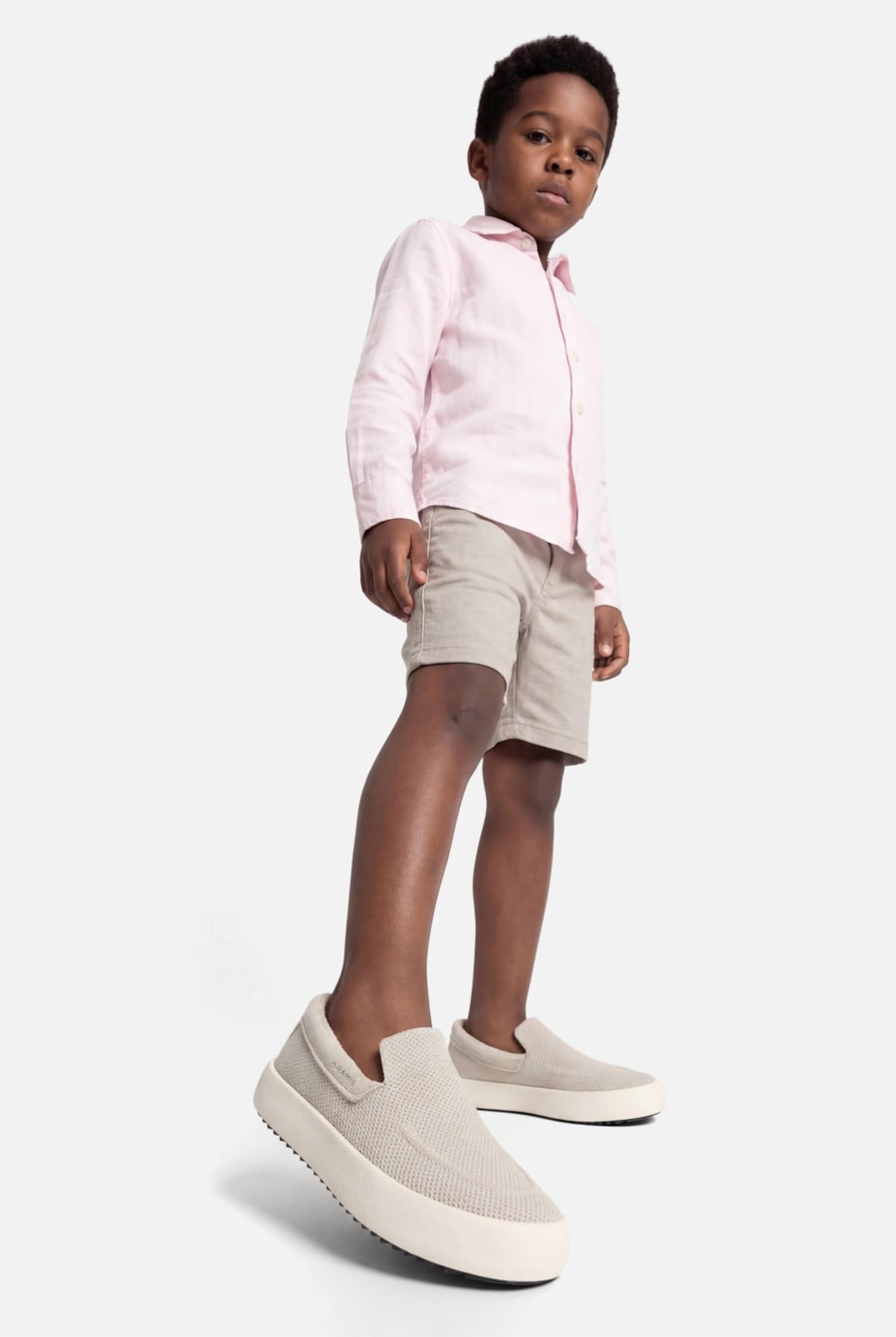 Tênis Infantil Aramis Vulcan Knit Slip Off White — foto 2 de 6