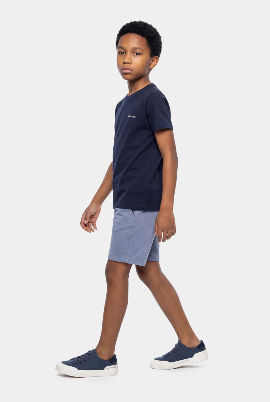 Tênis Infantil Couro Easy Carbon Azul — foto 2 de 7