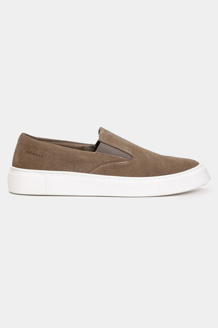 Tênis Slip On Camurça Aramis Cinza Médio — foto 1 de 6