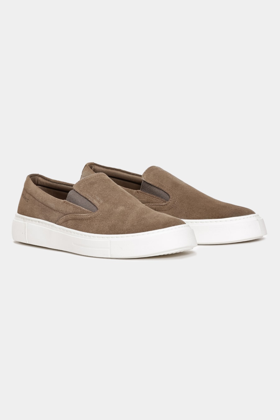 Tênis Slip On Camurça Aramis Cinza Médio — foto 3 de 6