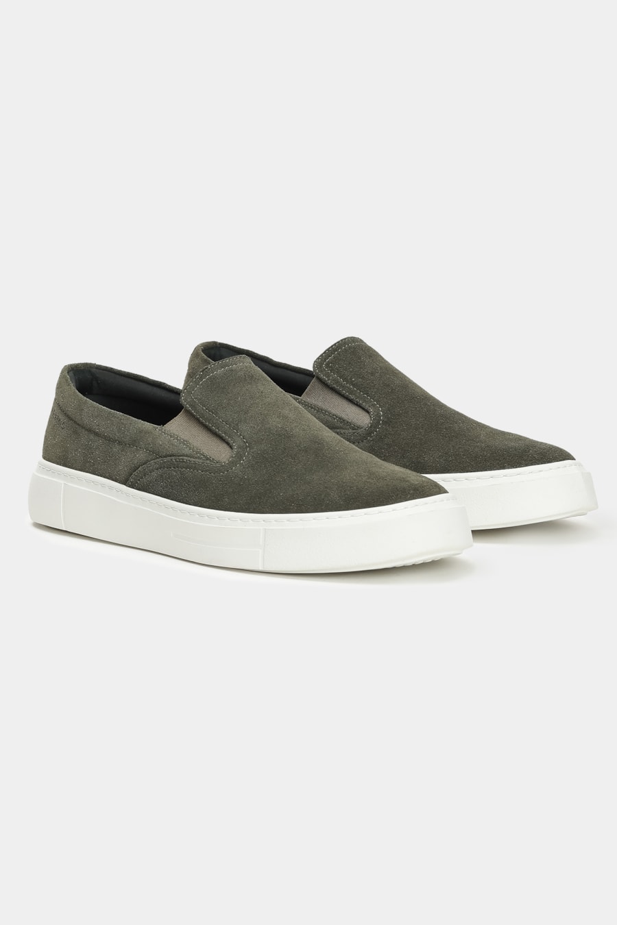 Tênis Slip On Camurça Aramis Verde Militar — foto 3 de 6