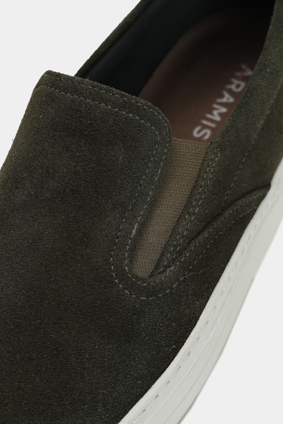 Tênis Slip On Camurça Aramis Verde Militar — foto 5 de 6