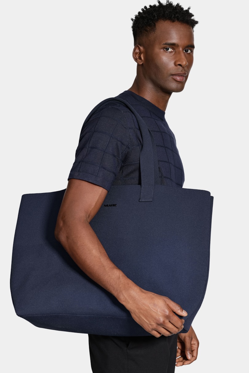 Tote Bag Aramis Knit Marinho