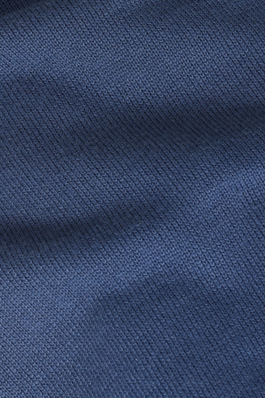 Tricot Manga Curta Gola Careca Azul Jeans — foto 6 de 6