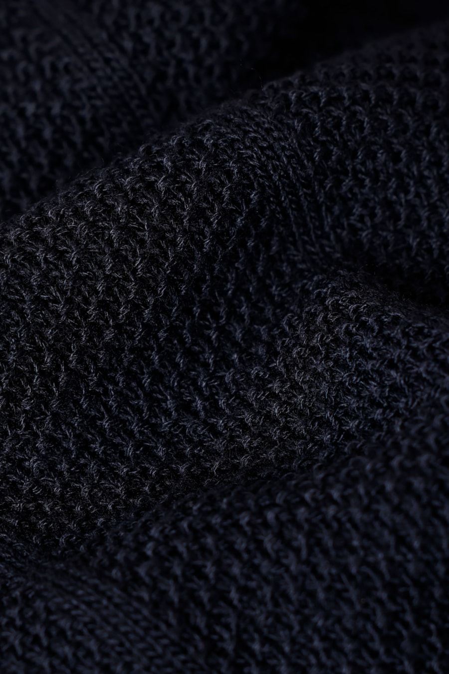 Tricot Manga Curta Jacquard Chevron Marinho — foto 6 de 6
