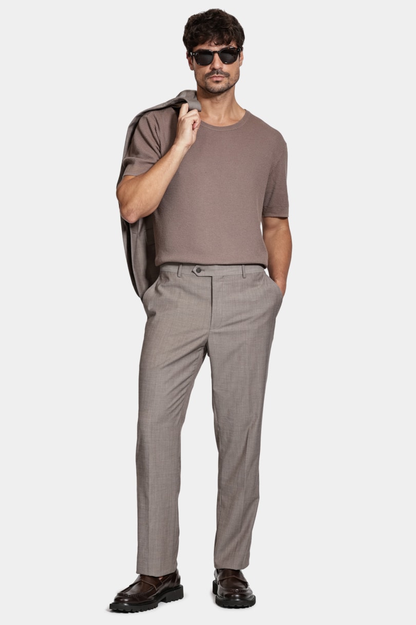 Tricot Manga Curta Jacquard Fendi