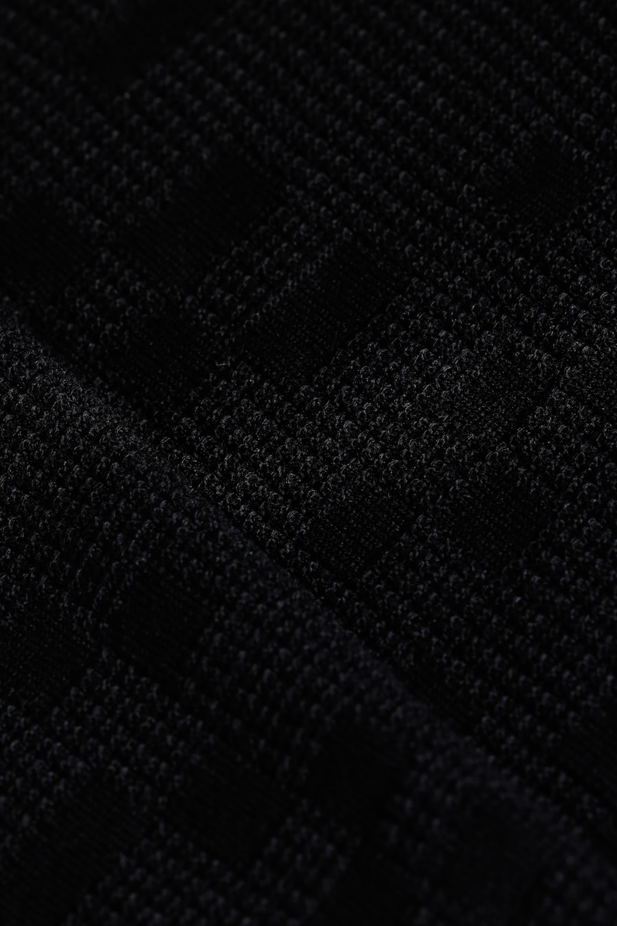 Tricot Manga Curta Jacquard Preto — foto 5 de 5