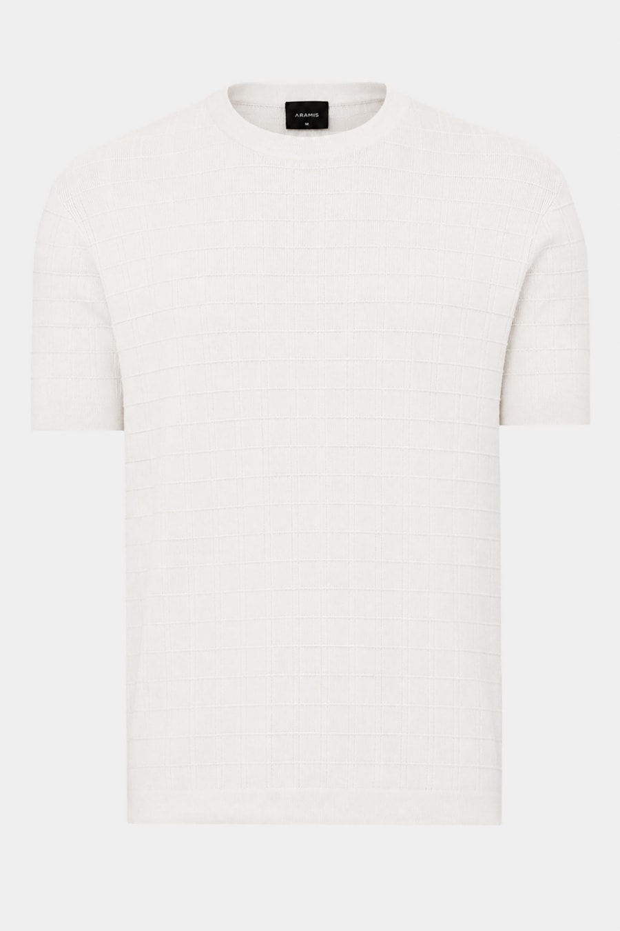 Tricot Manga Curta New Grid Off White — foto 9 de 10